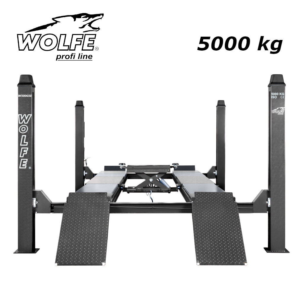 .Четириколонен подемник за реглаж 5 тона в комплект с ножичен крик