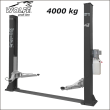 1.Подемник двуколонен 4.0 t електрохидравличен WOLFE Profi line