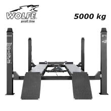 .Четириколонен подемник за реглаж 5 тона в комплект с ножичен крик 